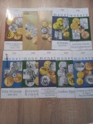 40 szt. foldery do monet kolekcjonerskich, srebrnych + bonus