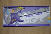Gitara zabawka, melodie, światełka 