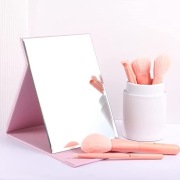 Lusterko podróżne różowe