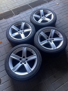 ORYGINALNE ALUFELGI FELGI Audi A4/A5/A6 C6 17 CALI ET28 + zimowe opony