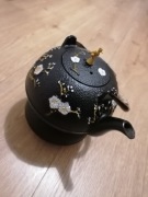 czajnik żeliwny z podgrzewaczem złoty ptak