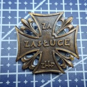 Krzyż Za Zasługi Zasługę dla ZHP - replika