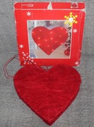 Duże świąteczne serce LED