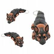 Breloczek 3D w kształcie pieska – Owczarek Niemiecki