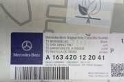 Oryginalne klocki hamulcowe przód Mercedes-Benz ML  A163420122041