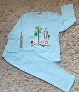 Żyrafki dziewczęca piżama długie spodnie długi rękaw rozm.110