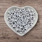 Koraliki akrylowe 7mm do biżuterii wyprzedaż