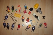 playmobil figurki policja straż pożarna akcesoria motor