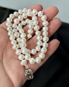 Przepiękne naturalne perły z Filipin, ok 8 mm, NOWE, świetna jakość !