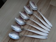 POSREBRZANE ŁYŻECZKI DO HERBATY HEFRA FRAGET WZÓR ANGIELSKI