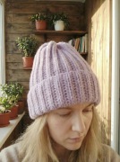 Czapka Damska MERINO Ręcznie Robiona | Zimowa Beanie Handmade