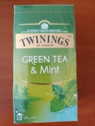 Zielona herbata z miętą TWININGS 25 torebek 