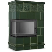 Piec kominek piecyk koza kaflowy ceramiczny obudowa kominkowa narożny PORTO