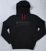 BLUZA MĘSKA Z KAPTUREM CZARNA  DIVERSE ROZMAR L / XL