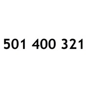 ZŁOTY NUMER 501 400 321