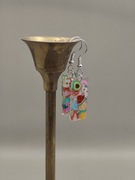 Kolczyki z żywicy OWOCOWY MIX - kolorowe lekkie handmade wiszące kolczyki