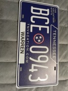 Replika kopia tablica rejestracyjna Tennessee USA 30x15 cm