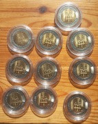 10 monet destrukt Gościkowo- Paradyż stan UNC w kapslach