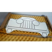 Lustro w kształcie samochodu 48x25x0,2cm auto retro