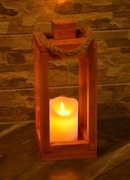 Duża latarnia latarenka lampion loft vintage boho