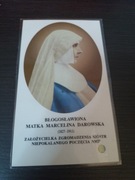 Obrazek z relikwią 2 stopnia bł. Matki Marceliny Darowskiej