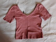 crop top na krótki rękaw sinsay