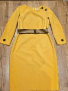 Taranko sukienka midi z paskiem