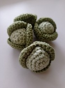 warzywa na szydełku Amigurumi - brukselka