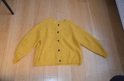 sweter musztardowy  selected femme r. xl/44/46 wełna
