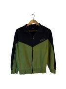 Bluza rozpinana Fila czarna zielona z logiem m