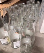 Butelki na sok 750ml raz użyte z zakrętką 1 kpl-25szt