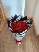 Bukiet 7 czerwonych róż 