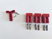 złącze szybkozłącza akumulatora 50A 600V 3x + uchwyt