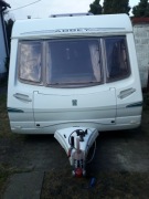 Odrazu na wyjazd MAJOWY Abbey (Swift) Vogue 417 GTS (4/5 osobowa) 