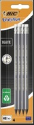 Ołówek Bic czarny HB 4szt