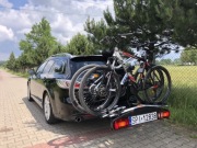 Wynajem bagażnika na hak Aguri Active Bike 3