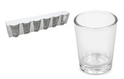 kieliszki szklane 50 ml do wódki klasyczne 5 x 3,5 cm kpl 6 szt. SGH-50503