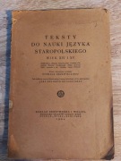 Teksty do nauki języka staropolskiego