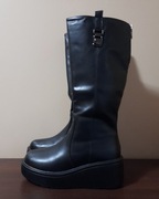 Kozaki ocieplane na platformie 40 NOWE