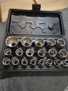 Klucze nasadowe nasadki zestaw 1/3 spline 8-32mm
