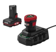 PARKSIDE Zestaw 2 akumulatorów, 12V, 2Ah i 4Ah, z ładowarką 2,4A