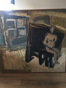 Anna Dziedzińska maj 1991 olej na płótnie