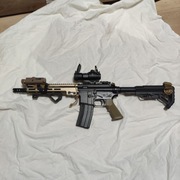 Karabin ASG GBB Gas BlowBack Full Metal GreenGaz + Dodatki 