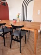 Stół rozkładany Filippa Rowico lite drewno dębowe 180-280 cm