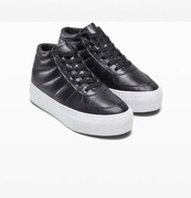 BONPRIX WYSOKIE SNEAKERSY CZARNE / 34