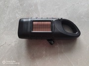 Latarka Solarna Dynamo Akumulatorowa LED Survivalowa z Karabińczykiem