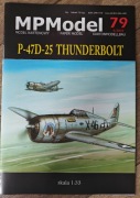 P-47 THUNDERBOLT model kartonowy 1:33 "offset"