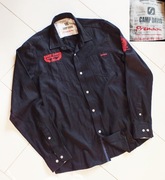 Camp David premium ładna koszula w czerni r.L