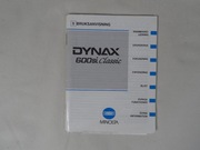 MINOLTA DYNAX 600si Classic instrukcja  