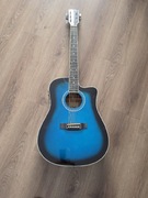 Gitara akustyczna harley benton D-120CE TBS plus pokrowiec i  stojak 